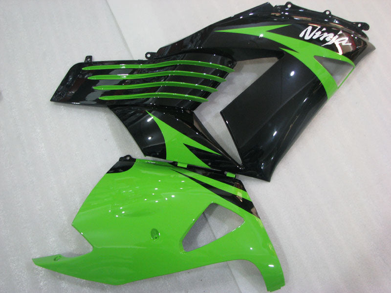 Green and Black Factory Style - NINJA ZX-14R 06-11 Fairing Kit