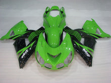 Load image into Gallery viewer, Green and Black Factory Style - NINJA ZX-14R 06-11 Fairing Kit