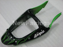 Charger l&#39;image dans la galerie, Green and Black Flame NINJA ZX 6R 00 02 Fairing Kit