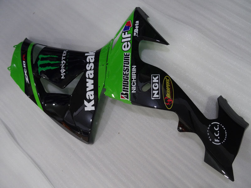 Green and Black Monster - NINJA ZX-10R 06-07 Fairing Kit