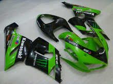 Load image into Gallery viewer, Green and Black Monster - NINJA ZX-6R 05-06 Fairing Kit