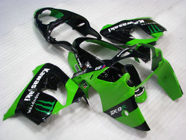 Green and Black Monster - NINJA ZX-9R 00-01 Fairing Kit