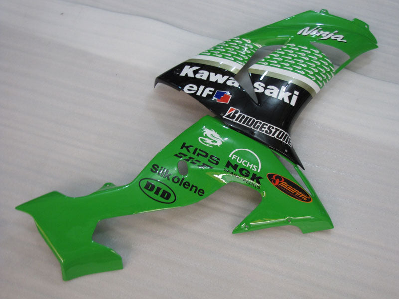 Green and Black Nakano - NINJA ZX-10R 06-07 Fairing Kit