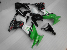 Load image into Gallery viewer, Green and Black White Monster - NINJA ZX-10R 08-10 Fairing Kit