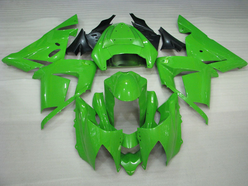 Green No decals - NINJA ZX-10R 04-05 Fairing Kit