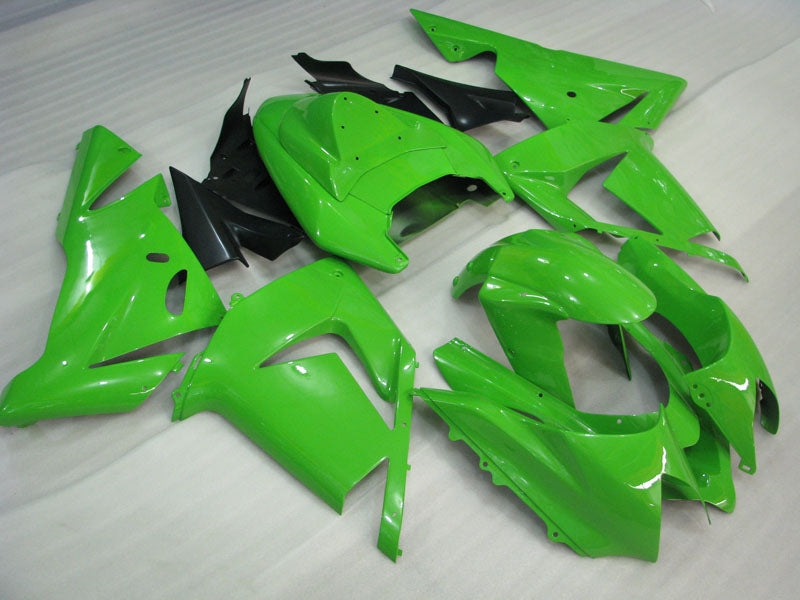 Green No decals - NINJA ZX-10R 04-05 Fairing Kit