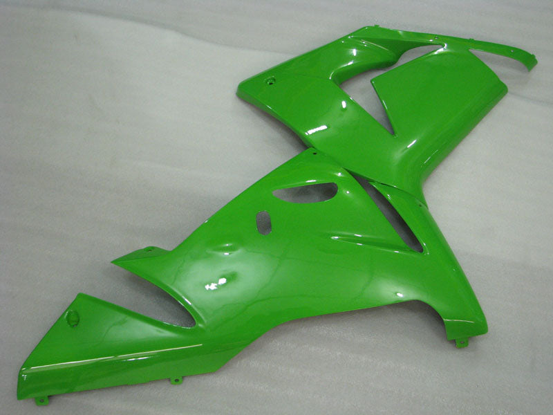 Green No decals - NINJA ZX-10R 04-05 Fairing Kit