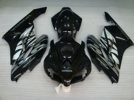 Black and Silver Fire - CBR1000RR 04-05 Fairing Kit