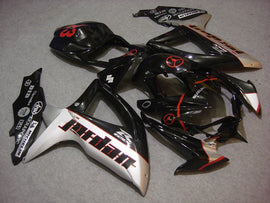Black and Silver Jordan - GSX-R750 08-10 Fairing Kit