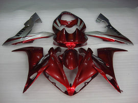 Wine Red and Silver Factory Style - YZF-R1 04-06 Fairing Kit