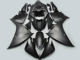 Matte Black with black decals Factory Style - YZF-R1 09-11 Fairing Kit