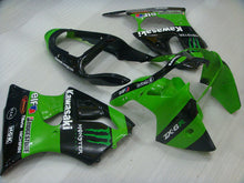 Load image into Gallery viewer, Green and Black Monster - NINJA ZX-6R 00-02 Fairing Kit