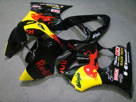 Kit de carénage Black Red Bull - NINJA ZX-6R 00-02