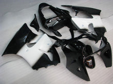 Load image into Gallery viewer, Black and White No decals - NINJA ZX-6R 00-02 Fairing Kit