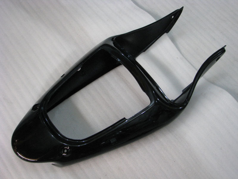 Black and White No decals - NINJA ZX-6R 00-02 Fairing Kit