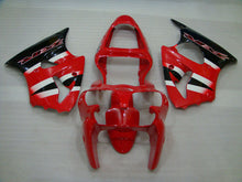 Load image into Gallery viewer, Red and Black Factory Style - NINJA ZX-6R 00-02 Fairing Kit