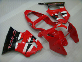 Kit de carénage rouge et noir style usine - NINJA ZX-6R 00-02