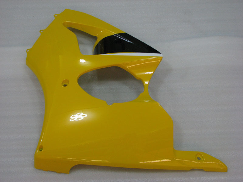Yellow and Black Factory Style - NINJA ZX-6R 00-02 Fairing Kit