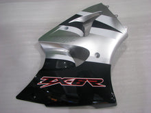 Load image into Gallery viewer, Silver and Black Factory Style - NINJA ZX-6R 00-02 Fairing Kit