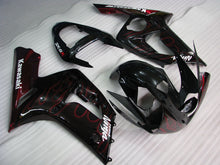 Load image into Gallery viewer, Black and Red Flame - NINJA ZX-6R 03-04 Fairing Kit