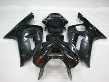Load image into Gallery viewer, Black and Grey Flame - NINJA ZX-6R 03-04 Fairing Kit
