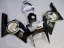 Load image into Gallery viewer, Black and White Lucky Strike - NINJA ZX-6R 03-04 Fairing Kit
