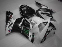 Load image into Gallery viewer, White and Black Monster - NINJA ZX-6R 03-04 Fairing Kit