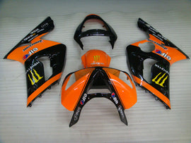 Kit de carénage Monster orange et noir - NINJA ZX-6R 03-04