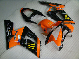 Kit de carénage Monster orange et noir - NINJA ZX-6R 03-04