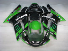 Load image into Gallery viewer, Green and Black Monster - NINJA ZX-6R 03-04 Fairing Kit