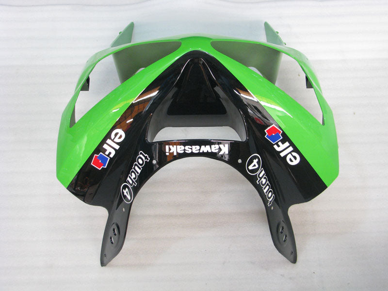 Green and Black Monster - NINJA ZX-6R 03-04 Fairing Kit