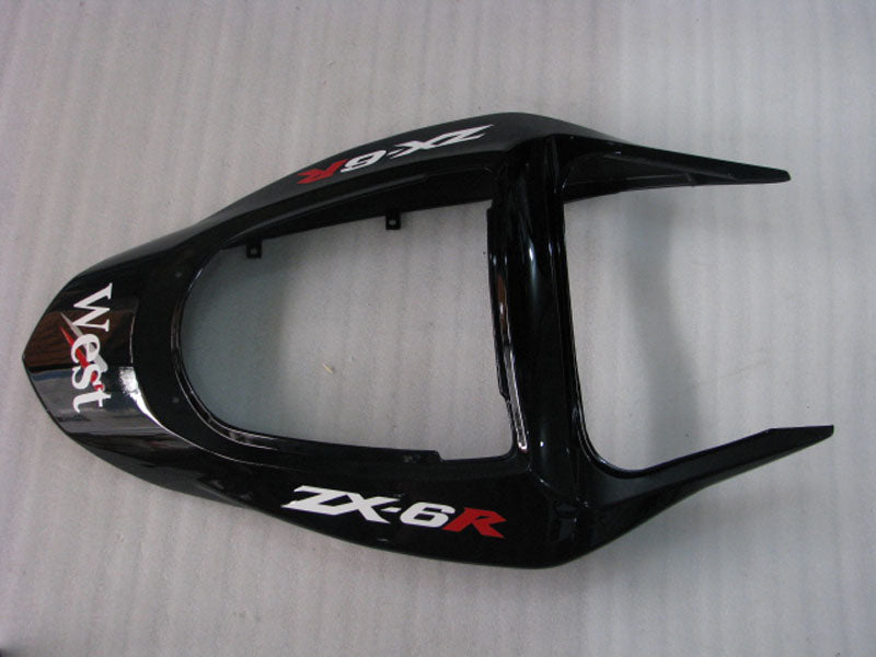 Black and White West - NINJA ZX-6R 03-04 Fairing Kit