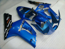 Load image into Gallery viewer, Blue and Black Factory Style - NINJA ZX-6R 03-04 Fairing Kit