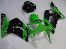 Load image into Gallery viewer, Black and Green Factory Style - NINJA ZX-6R 03-04 Fairing Kit