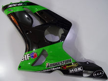 Load image into Gallery viewer, Black and Green Factory Style - NINJA ZX-6R 03-04 Fairing Kit