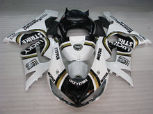 Load image into Gallery viewer, Black and White Lucky Strike - NINJA ZX-6R 05-06 Fairing Kit
