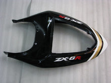 Load image into Gallery viewer, Black and White Lucky Strike - NINJA ZX-6R 05-06 Fairing Kit