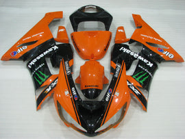 Kit de carénage Orange Black Monster - NINJA ZX-6R 05-06