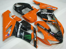 Kit de carénage Orange Black Monster - NINJA ZX-6R 05-06