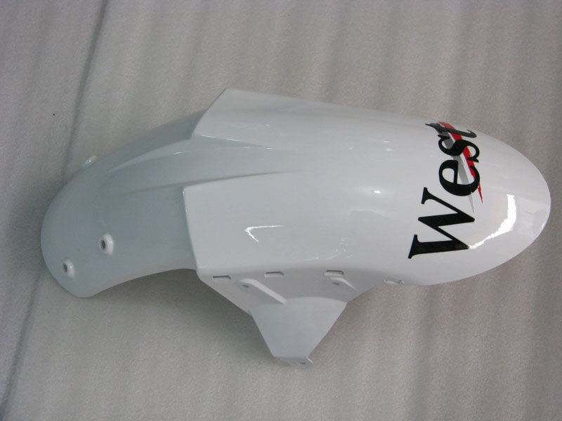 White and Black West - NINJA ZX-6R 05-06 Fairing Kit