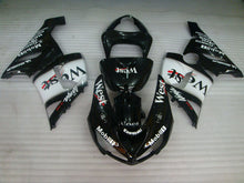 Load image into Gallery viewer, Black and White West - NINJA ZX-6R 05-06 Fairing Kit