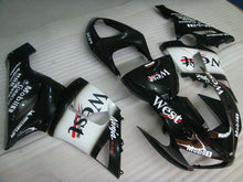 Load image into Gallery viewer, Black and White West - NINJA ZX-6R 05-06 Fairing Kit
