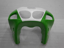 Load image into Gallery viewer, Green and White Black Factory Style - NINJA ZX-7R 96-03 Fairing Kit