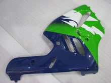 Load image into Gallery viewer, Green and White Blue Factory Style - NINJA ZX-9R 94-97 Fairing Kit