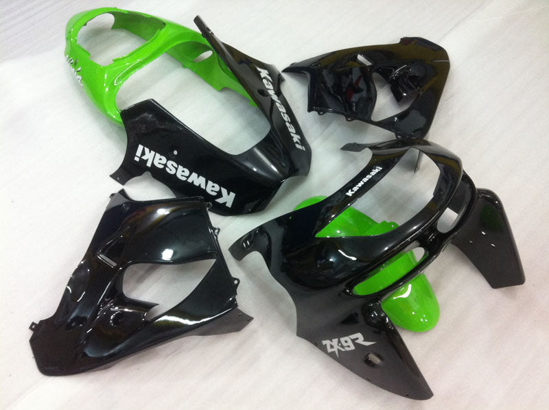 Green and Black Factory Style - NINJA ZX-9R 98-99 Fairing Kit