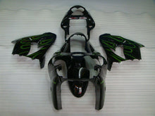 Load image into Gallery viewer, Black with Green Flame - NINJA ZX-9R 00-01 Fairing Kit