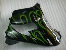Load image into Gallery viewer, Black with Green Flame - NINJA ZX-9R 00-01 Fairing Kit