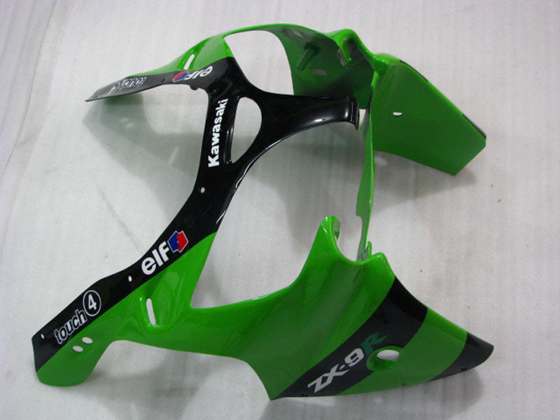 Green and Black Monster - NINJA ZX-9R 00-01 Fairing Kit