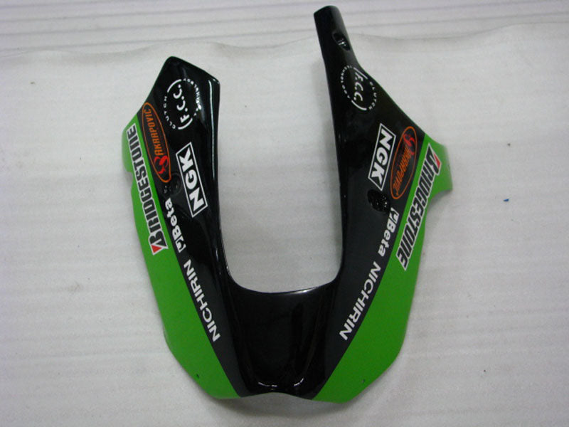 Green and Black Monster - NINJA ZX-9R 00-01 Fairing Kit