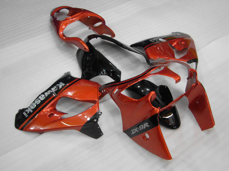 Orange and Black Factory Style - NINJA ZX-9R 00-01 Fairing Kit